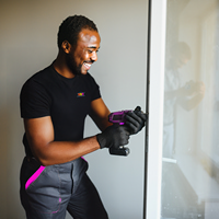 installation de fenêtres en PVC, de seuils