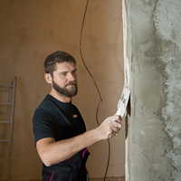 plâtrage et finition